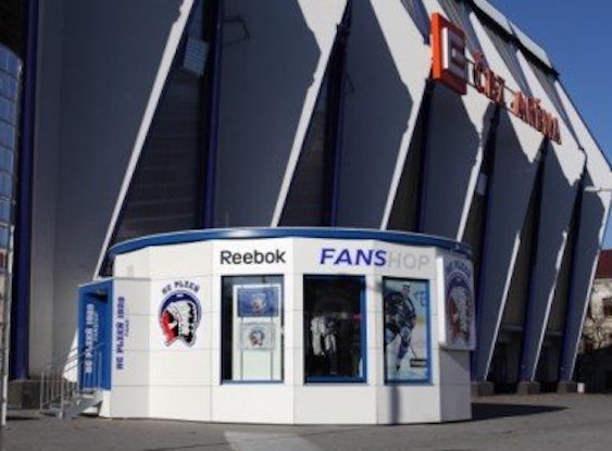 HC Plzeň 1929 fanshop realizace